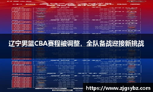 辽宁男篮CBA赛程被调整，全队备战迎接新挑战